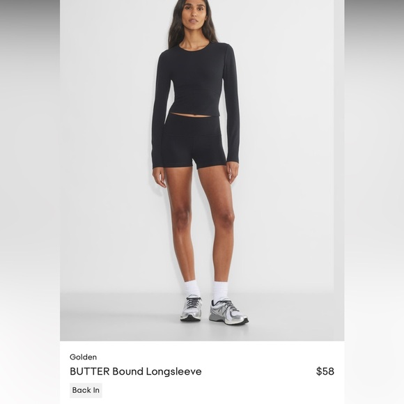 BNWOT Butter Bound Longsleeve Aritzia TNA - Picture 3 of 4